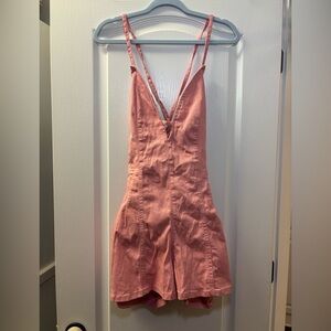Free People Doop Pink Romper for Women